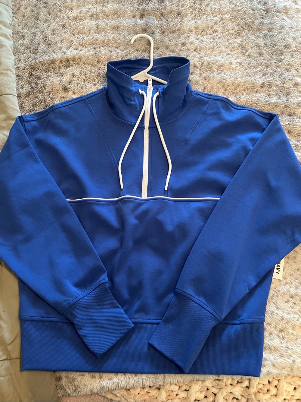 Old Navy Blue Half Zip Pullover
